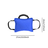 Maxbell Tug Toy for Dogs Portable Interactive Toy with 3 Handle Tug of War Chew Toys blue