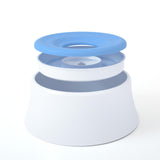 Maxbell Dog Water Feeder 1.2L Easy to Clean Water Pet Water Bowl for Puppy Cats Dogs Blue