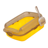 Maxbell Large Cat Litter Box High Sided Large Space Bedpan Splashproof Kitten Toilet
