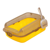 Maxbell Large Cat Litter Box High Sided Large Space Bedpan Splashproof Kitten Toilet