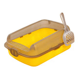 Maxbell Large Cat Litter Box High Sided Large Space Bedpan Splashproof Kitten Toilet