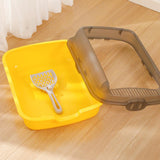 Maxbell Large Cat Litter Box High Sided Large Space Bedpan Splashproof Kitten Toilet