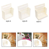 Maxbell Rabbit Hay Feeder Premium Rabbit Food Bowl for Guinea Pig Chinchillas Ferret Style A