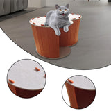 Maxbell Cat Play Tunnel Bed Scratch Resistant Universal All Season Felt Cat Hideaway XL
