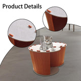 Maxbell Cat Play Tunnel Bed Scratch Resistant Universal All Season Felt Cat Hideaway S