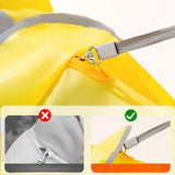 Maxbell Dog Raincoat Waterproof Pet Clothes Lightweight Poncho for Small Average Sized Dogs S