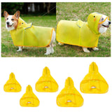 Maxbell Dog Raincoat Waterproof Pet Clothes Lightweight Poncho for Small Average Sized Dogs S