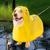 Maxbell Dog Raincoat Waterproof Pet Clothes Lightweight Poncho for Small Average Sized Dogs S