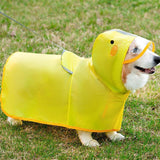 Maxbell Dog Raincoat Waterproof Pet Clothes Lightweight Poncho for Small Average Sized Dogs S