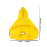 Maxbell Dog Raincoat Waterproof Pet Clothes Lightweight Poncho for Small Average Sized Dogs S