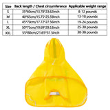 Maxbell Dog Raincoat Waterproof Pet Clothes Lightweight Poncho for Small Average Sized Dogs S