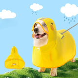 Maxbell Dog Raincoat Waterproof Pet Clothes Lightweight Poncho for Small Average Sized Dogs S