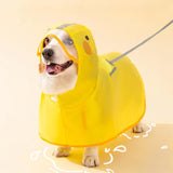 Maxbell Dog Raincoat Waterproof Pet Clothes Lightweight Poncho for Small Average Sized Dogs S
