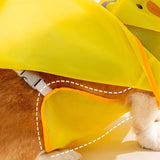 Maxbell Dog Raincoat Waterproof Pet Clothes Lightweight Poncho for Small Average Sized Dogs S