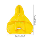 Maxbell Dog Raincoat Waterproof Pet Clothes Lightweight Poncho for Small Average Sized Dogs L