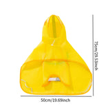 Maxbell Dog Raincoat Waterproof Pet Clothes Lightweight Poncho for Small Average Sized Dogs XL