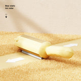 Maxbell Handheld Lint Remover Brush Fabric Cleaning Brush for Fabric Couch Furniture Yellow