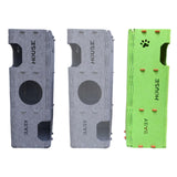 Maxbell Felt Cat House Toy Pet Supplies Scratcher for Indoor Cats Bunny Large Kitten Dark Gray