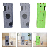 Maxbell Felt Cat House Toy Pet Supplies Scratcher for Indoor Cats Bunny Large Kitten Dark Gray