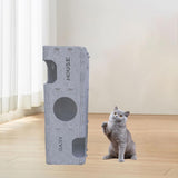 Maxbell Felt Cat House Toy Pet Supplies Scratcher for Indoor Cats Bunny Large Kitten Light Gray