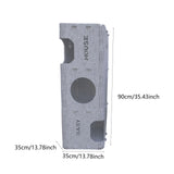 Maxbell Felt Cat House Toy Pet Supplies Scratcher for Indoor Cats Bunny Large Kitten Light Gray