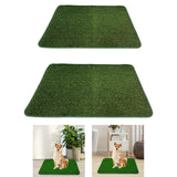 Maxbell Artificial Dog Grass Pee Pad Waterproof Kennel Fake Grass Potty Mat Training 46cmx58cm
