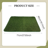 Maxbell Artificial Dog Grass Pee Pad Waterproof Kennel Fake Grass Potty Mat Training 46cmx71cm