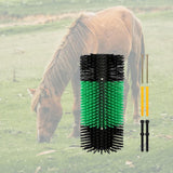 Maxbell Livestock Scratching Brush Full Massage Grooming Brush for Elk Farmyard Barn
