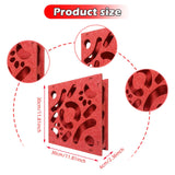 Maxbell Cat Puzzle Toy Maze Game Mental Stimulation Play Box for Kittens Indoor Cats Red 30cm
