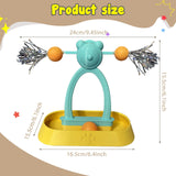 Maxbell Interactive Windmill Cat Toy Gift Kitten Enrichment Portable for Indoor Cats