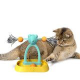 Maxbell Interactive Windmill Cat Toy Gift Kitten Enrichment Portable for Indoor Cats