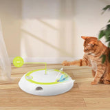 Maxbell Automatic Teaser with Ribbon Move Indoor Cats Electronic Interactive Cat Toy