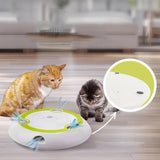 Maxbell Automatic Teaser with Ribbon Move Indoor Cats Electronic Interactive Cat Toy