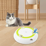 Maxbell Automatic Teaser with Ribbon Move Indoor Cats Electronic Interactive Cat Toy