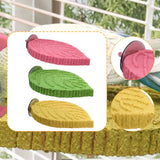 Maxbell Parrot Perch Compact Grinding Stand for Birds for Cockatiels Conures Budgies Pink