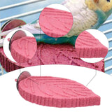 Maxbell Parrot Perch Compact Grinding Stand for Birds for Cockatiels Conures Budgies Pink