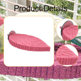 Maxbell Parrot Perch Compact Grinding Stand for Birds for Cockatiels Conures Budgies Pink