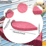 Maxbell Parrot Perch Compact Grinding Stand for Birds for Cockatiels Conures Budgies Pink