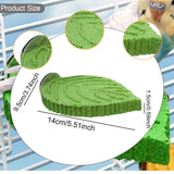 Maxbell Parrot Perch Compact Grinding Stand for Birds for Cockatiels Conures Budgies Green