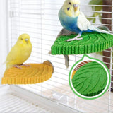 Maxbell Parrot Perch Compact Grinding Stand for Birds for Cockatiels Conures Budgies Green