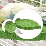 Maxbell Parrot Perch Compact Grinding Stand for Birds for Cockatiels Conures Budgies Green