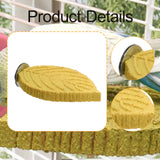 Maxbell Parrot Perch Compact Grinding Stand for Birds for Cockatiels Conures Budgies Yellow