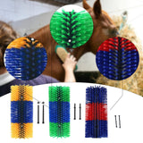 Maxbell Cattle Scratcher Brush Back Scratching Massage Brush for Livestock Cow Horse