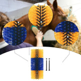 Maxbell Cattle Scratcher Brush Back Scratching Massage Brush for Livestock Cow Horse