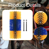 Maxbell Cattle Scratcher Brush Back Scratching Massage Brush for Livestock Cow Horse