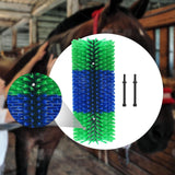 Maxbell Cattle Scratcher Brush Back Scratching Massage Brush for Livestock Cow Horse