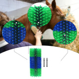 Maxbell Cattle Scratcher Brush Back Scratching Massage Brush for Livestock Cow Horse