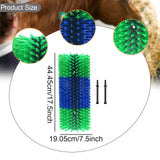 Maxbell Cattle Scratcher Brush Back Scratching Massage Brush for Livestock Cow Horse