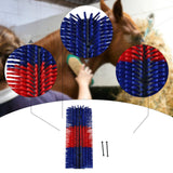 Maxbell Cattle Scratcher Brush Back Scratching Massage Brush for Livestock Cow Horse