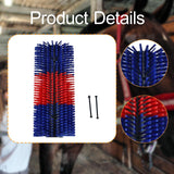 Maxbell Cattle Scratcher Brush Back Scratching Massage Brush for Livestock Cow Horse